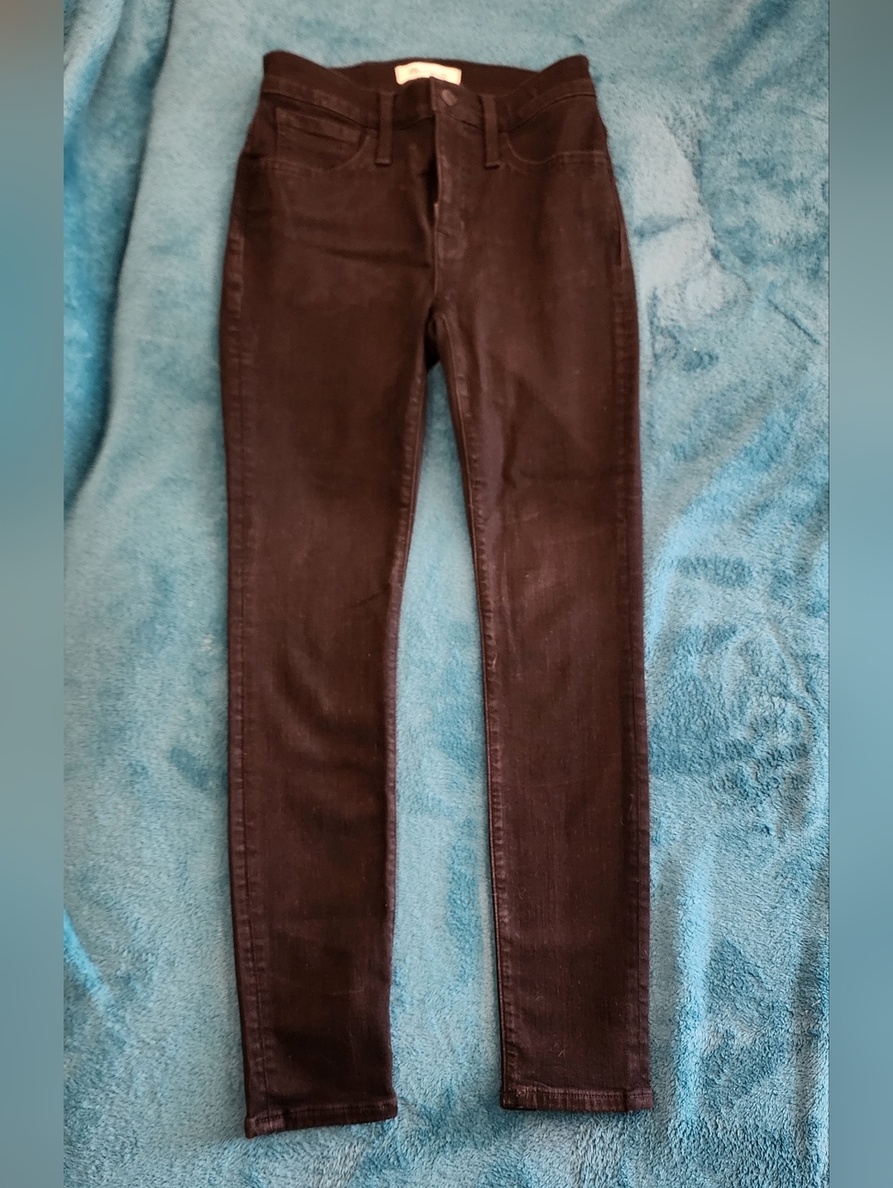Madewell Roadtripper Skinny Jeans – Black Wash – Size 24 Petite - Picture 5 of 6